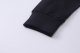 Men's casual Cotton love Print Long sleeve Sweater black