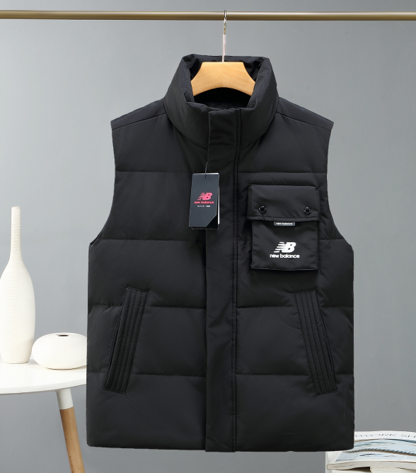 Men's winter thickened warm Down vest black 2208