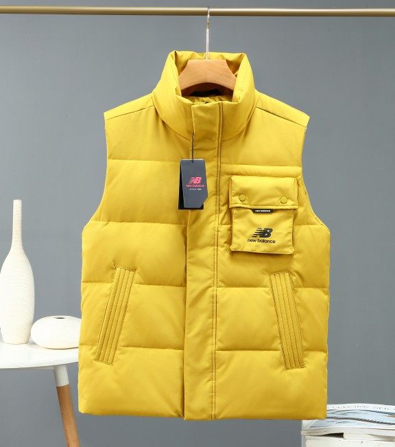 Men's winter thickened warm Down vest yellow 2208