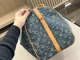 Women's original Keepall Printed large size travel bag blue