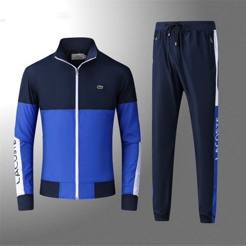 Men's casual Cotton embroidery Long sleeve Jacket Tracksuit Set 2022