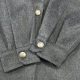 Autumn Winter women's casual Cotton Plush Long sleeve Jacket grey