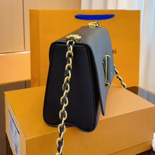 Women's original Twist messenger bag black 23CMX16CM