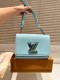 Women's original Twist messenger bag sky blue 23CMX16CM