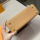 Women's original Taurillon Cowhide handbag brown 28cm