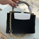 Women's original Capucines Cowhide  Chain Bag black 27cmx20cm