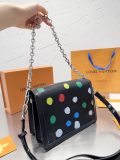 Women's original dauphine MM Monogram Multicolor Shoulder bag 25cmX16cm