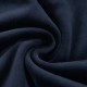 Men's casual Cotton embroidery Plush Long sleeve round neck Sweatshirt dark blue 1885