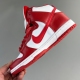 Dunk High Championship White Red