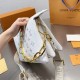 Women's original COUSSIN BB messenger bag white 26cmx19cm