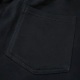 Men's casual Cotton Tiger Head Begonia Flower embroidered small label classic loose pants Black 0239