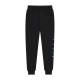 Men's casual Cotton Tiger Head Letter embroidered small label classic loose pants Black 0236