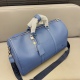 Men's original Keepall 50 Solid travel bag blue 50cmX28cm