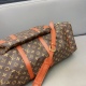 Men's original Keepall Trio pocket Travel bag brown 60cmX30cm