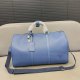 Men's original Keepall 50 Solid travel bag blue 50cmX28cm