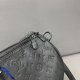 Men's original Keepall 45 Embossed travel bag Black 45cmX26cm