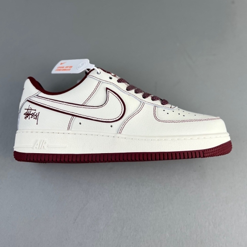 Air Force 1 Low white red