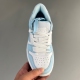 Out Of Office Calf Leather White Baby Blue