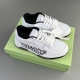 Out Of Office OOO Low Tops  Off-White  White Black