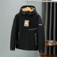 Men's winter Print warm Down jacket black 8823