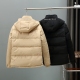Men's winter thickened Print warm Down jacket black 99840