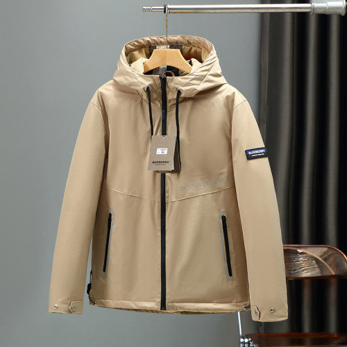 Men's winter Print warm Down jacket brown 8823