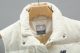 Men's winter thickened warm embroidery Down vest white