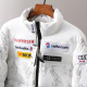 unisex winter thickened warm down jacket white C3