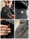 Men's winter thickened warm Print Down vest black CF211