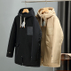 Men's winter thickened warm Down jacket brown 8828
