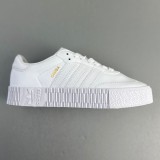 Sambarose SAMBA white golden shoes