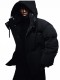 unisex winter thickened warm Down jacket black 8808
