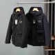 Men's winter thickened warm Down jacket black 8835