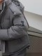unisex winter thickened warm Down jacket grey 957