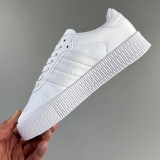 Sambarose SAMBA white golden shoes