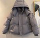 unisex winter thickened warm Down jacket grey 957