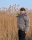 unisex winter thickened warm Down jacket Grey 8808