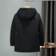 Men's winter thickened warm Down jacket black 8828