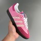women's Samba White Pink Board shoes