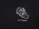 Shoe pattern 23SS adult 100% Cotton casual Print short sleeved Crewneck t shirt Tees Clothing oversized black