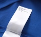 Alphabet pattern 23SS adult 100% Cotton casual Print short sleeved Crewneck t shirt Tees Clothing oversized blue