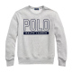 Men's casual 100% cotton Alphabet Print High Quality Long sleeve Pullover Tops Casual Round Neck Sweatshirt grey 3050