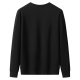 Men's casual Alphabet embroidery Long sleeve Pullover Tops Casual Round Neck Sweatshirt 2067