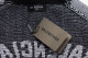 unisex casual Cotton Alphabet jacquard Long sleeve High collar sweater black 7155