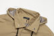 Men's casual print Long sleeve Hooded Jacket brown K732