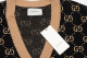 unisex casual Cotton Alphabet jacquard Long sleeve Cardigan sweater brown K730