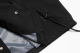 Men's casual print Long sleeve Hooded Jacket black K732