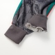 Men's casual Cotton print Long sleeve zipper Jacket Tracksuit set grey T812