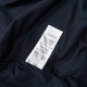 Men's casual Cotton jacquard Long sleeve zipper Jacket Tracksuit set dark blue T811