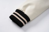Men's casual embroidery Long sleeve  jacket black 121